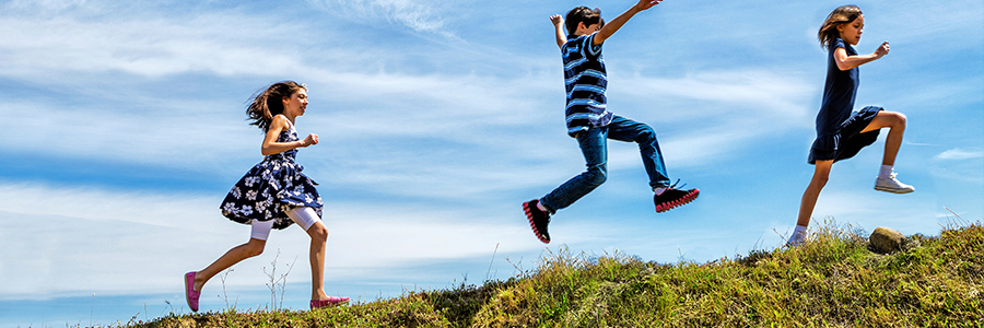 Kids playing over the school holidays